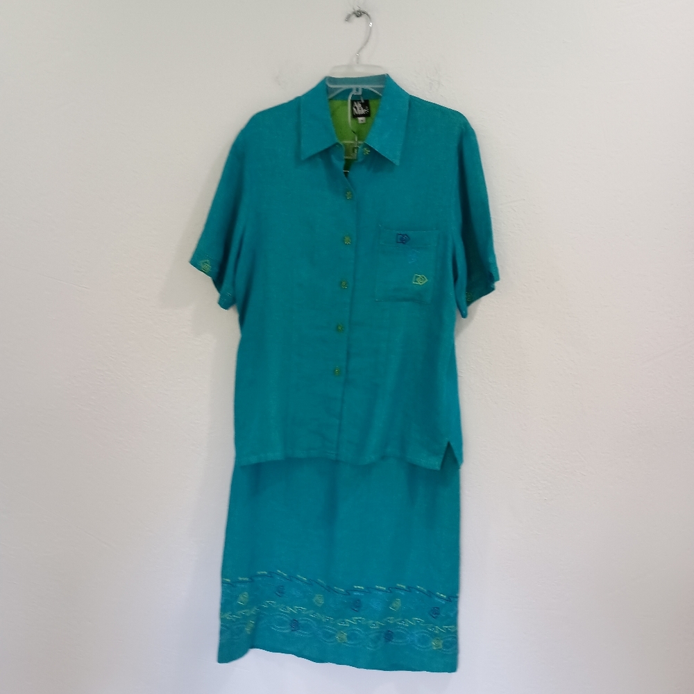 Ali Miles 2 Piece Maxi Skirt Outfit